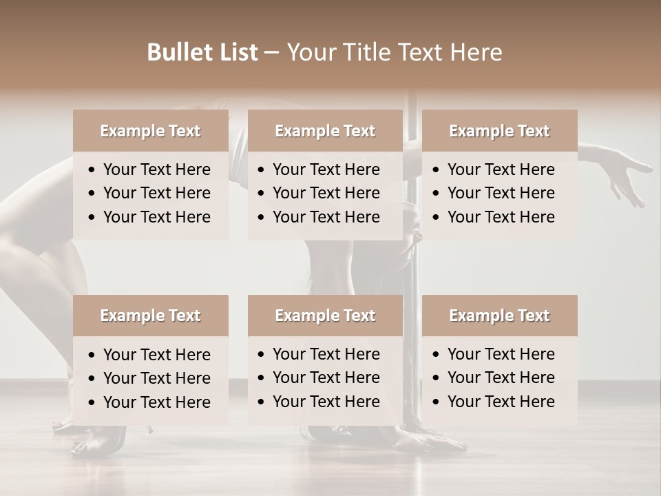 Exercising Babe Pretty PowerPoint Template