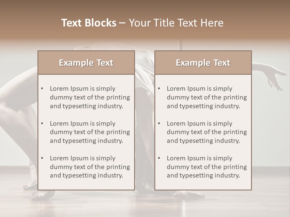 Exercising Babe Pretty PowerPoint Template