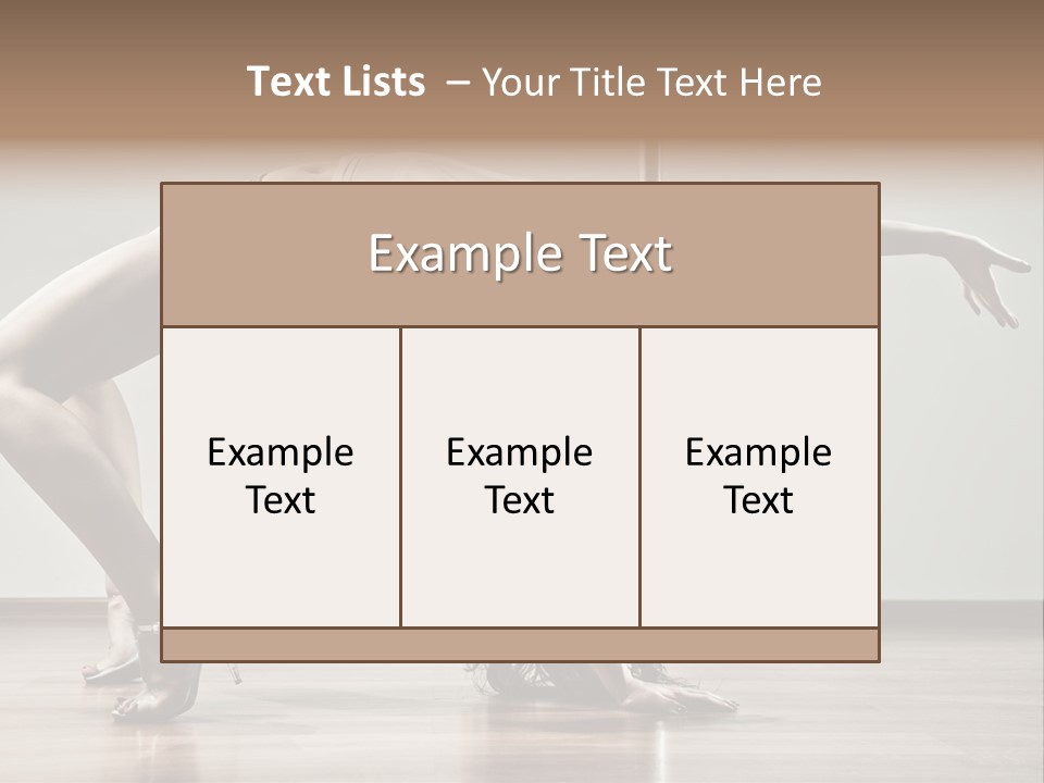 Exercising Babe Pretty PowerPoint Template