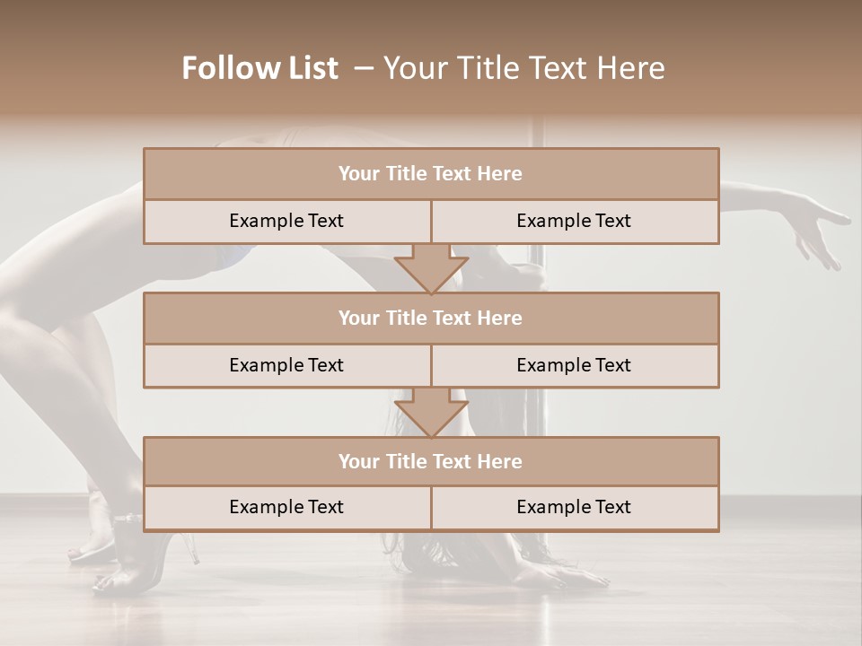 Exercising Babe Pretty PowerPoint Template