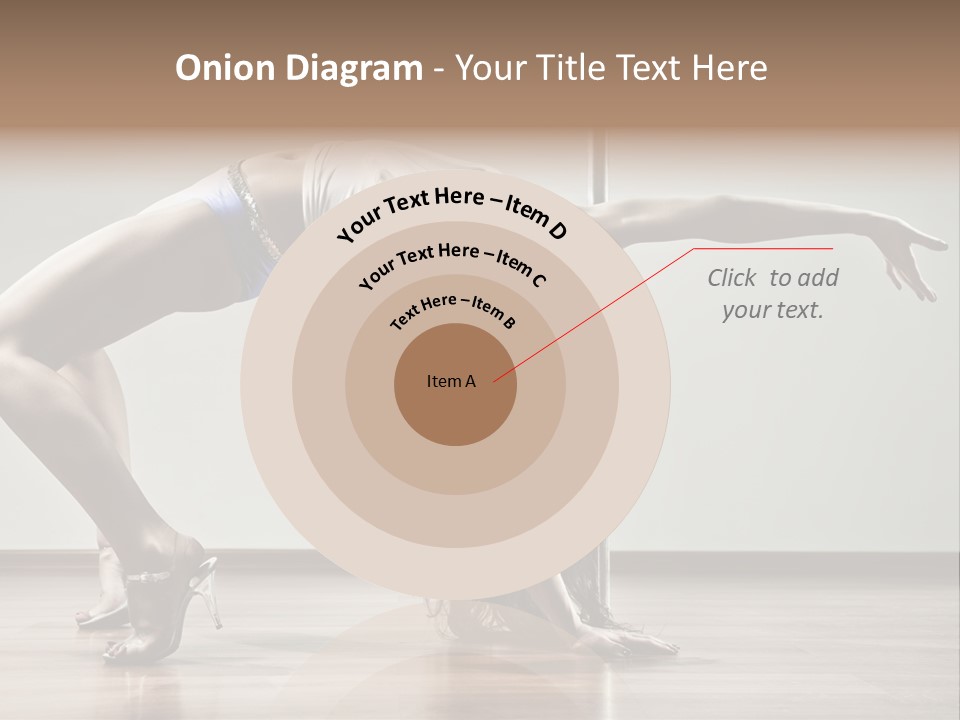 Exercising Babe Pretty PowerPoint Template