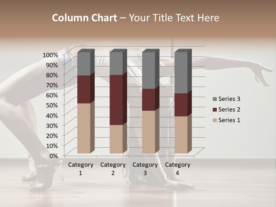 Exercising Babe Pretty PowerPoint Template