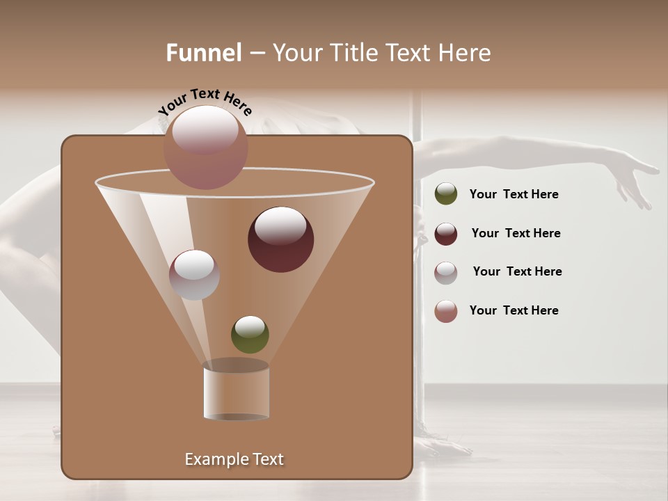 Exercising Babe Pretty PowerPoint Template