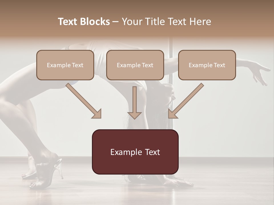 Exercising Babe Pretty PowerPoint Template