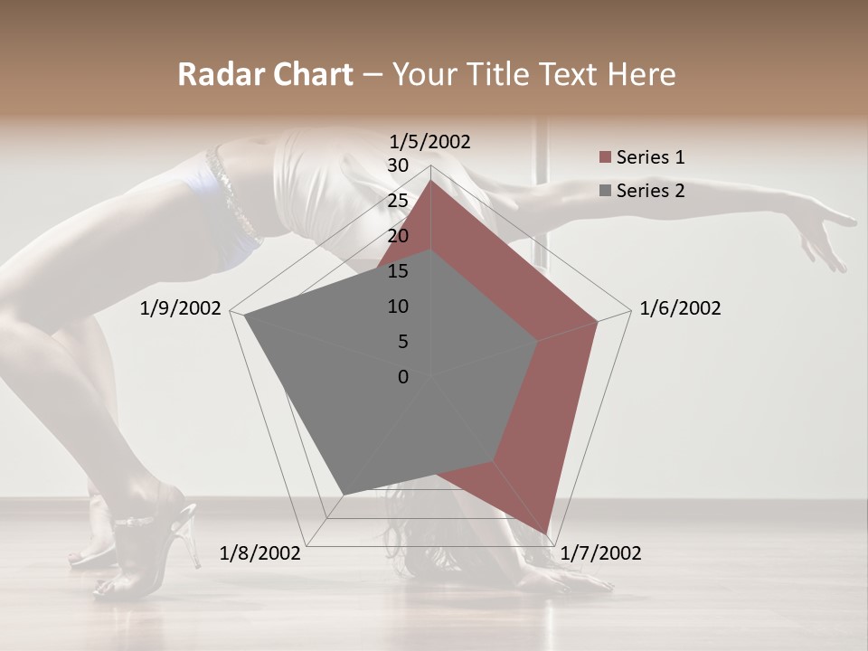 Exercising Babe Pretty PowerPoint Template