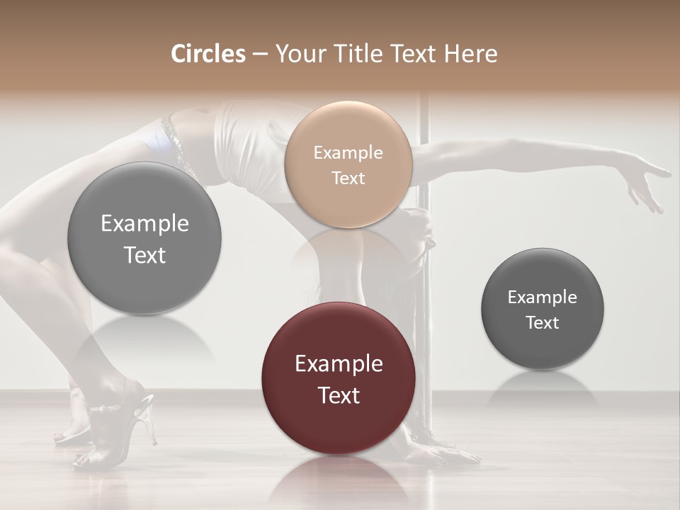 Exercising Babe Pretty PowerPoint Template