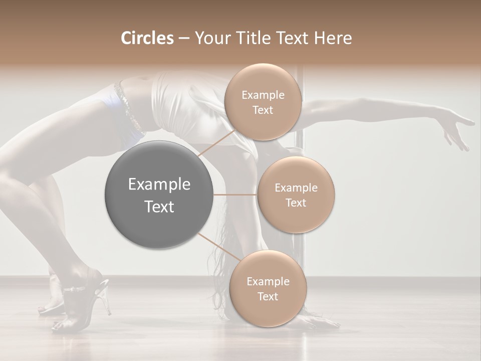 Exercising Babe Pretty PowerPoint Template