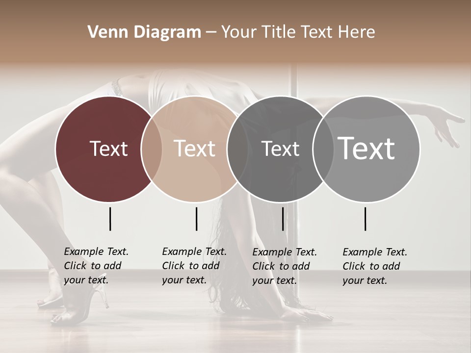 Exercising Babe Pretty PowerPoint Template