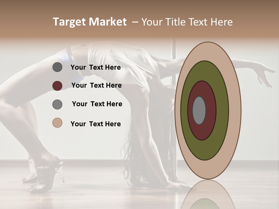 Exercising Babe Pretty PowerPoint Template