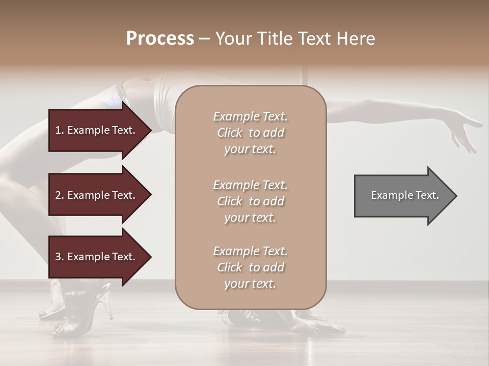 Exercising Babe Pretty PowerPoint Template