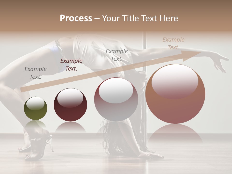 Exercising Babe Pretty PowerPoint Template