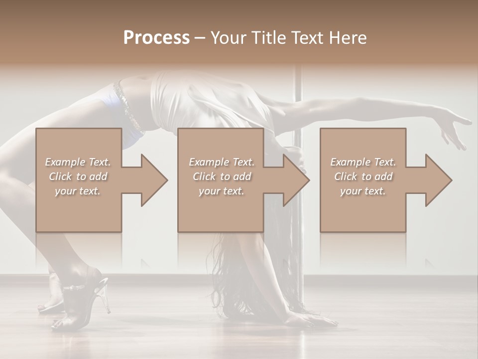 Exercising Babe Pretty PowerPoint Template