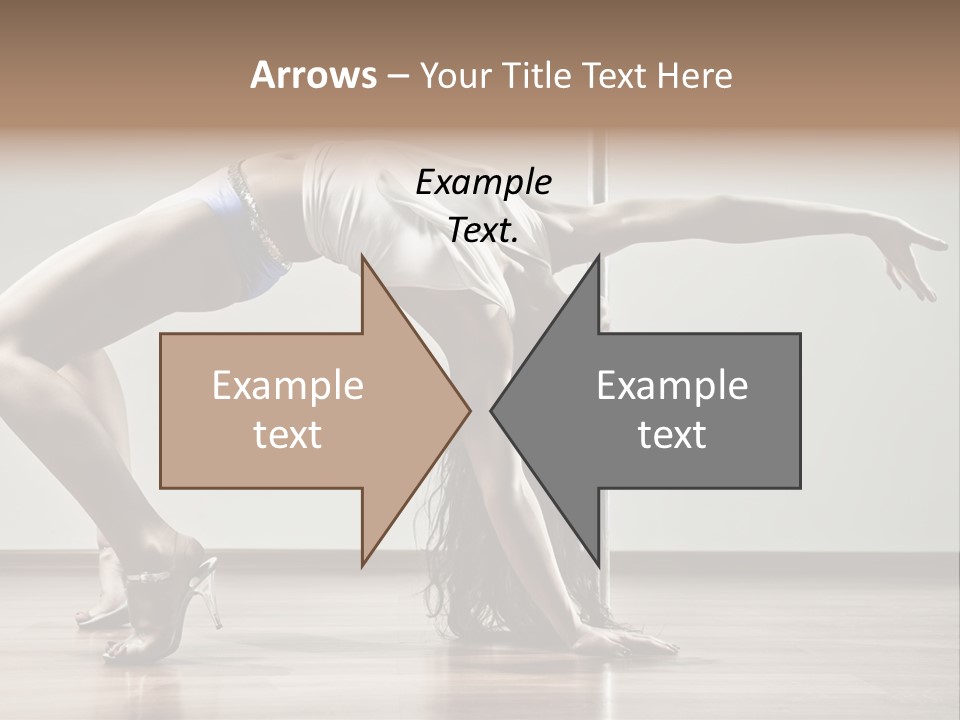 Exercising Babe Pretty PowerPoint Template