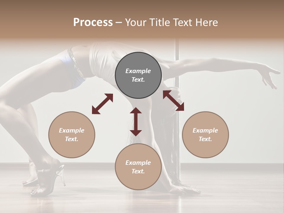 Exercising Babe Pretty PowerPoint Template