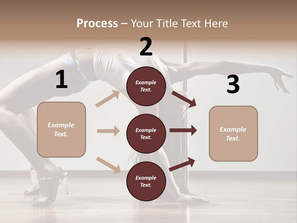 Exercising Babe Pretty PowerPoint Template