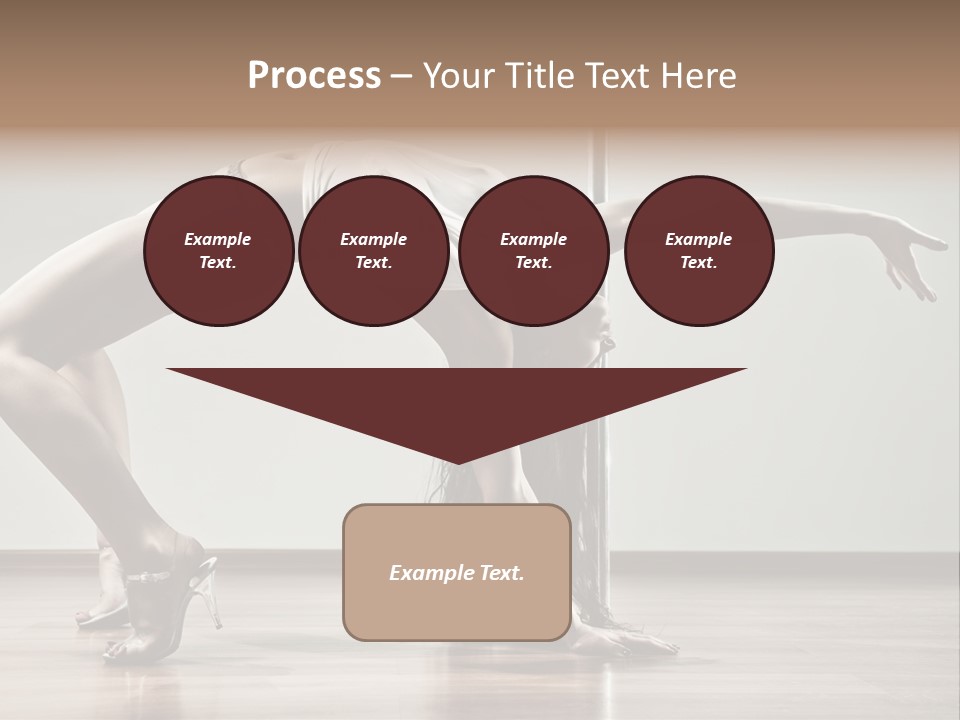 Exercising Babe Pretty PowerPoint Template