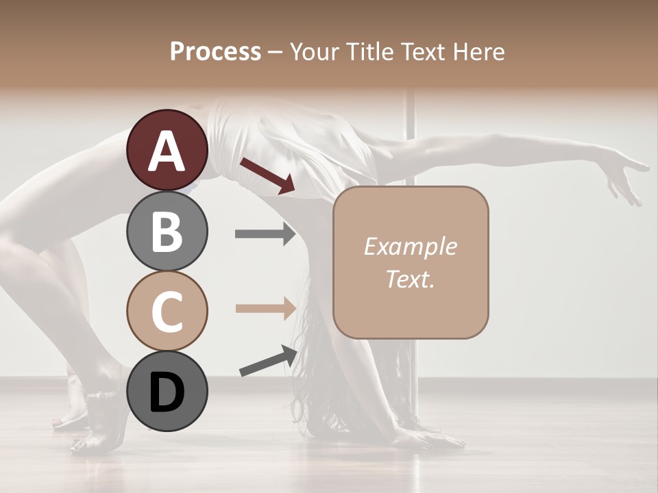 Exercising Babe Pretty PowerPoint Template