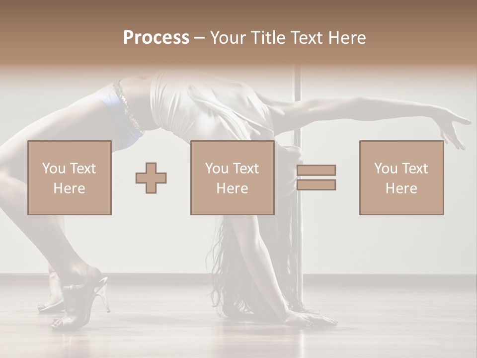 Exercising Babe Pretty PowerPoint Template