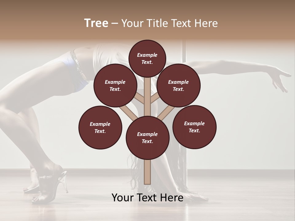 Exercising Babe Pretty PowerPoint Template