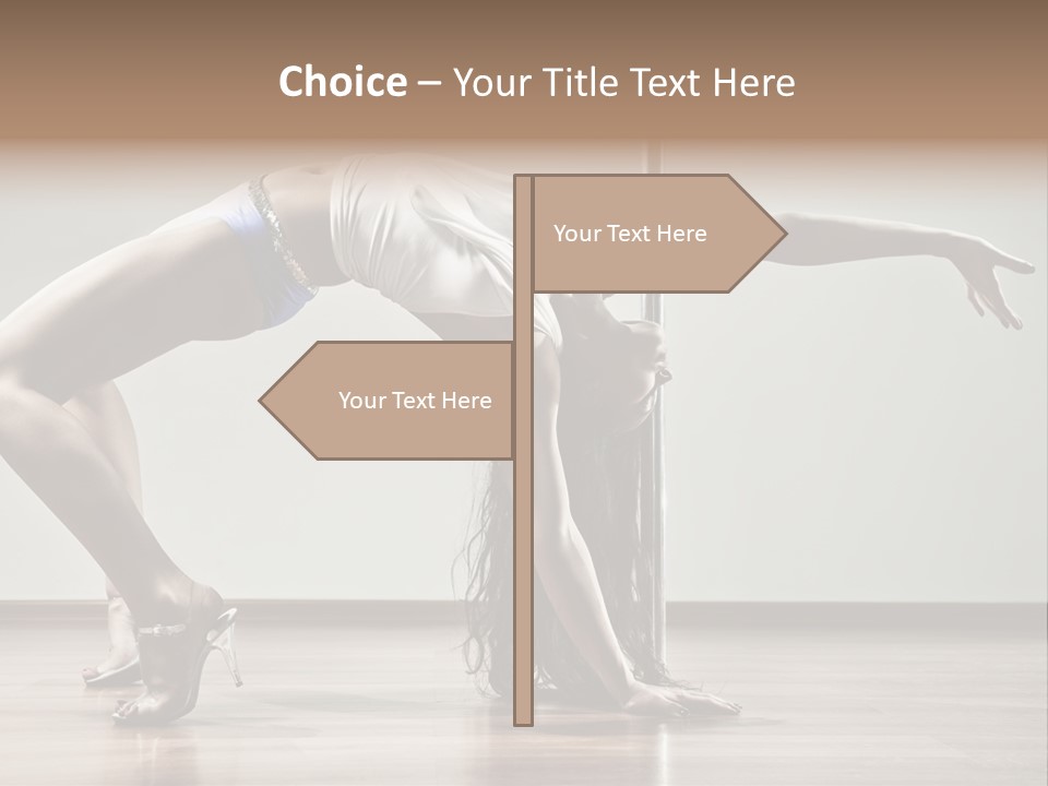 Exercising Babe Pretty PowerPoint Template