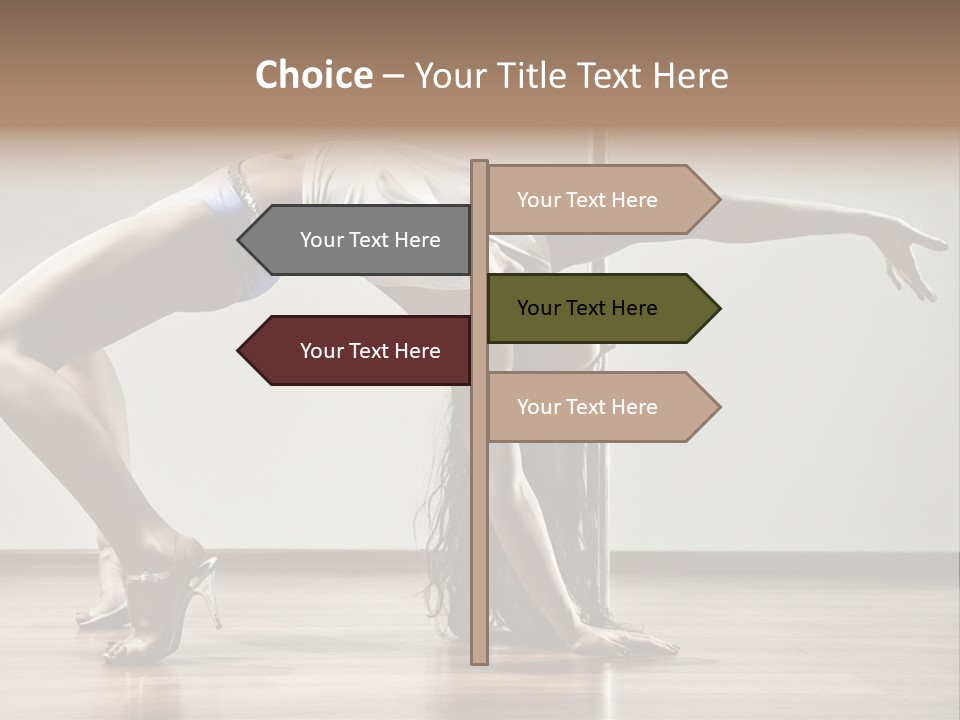 Exercising Babe Pretty PowerPoint Template