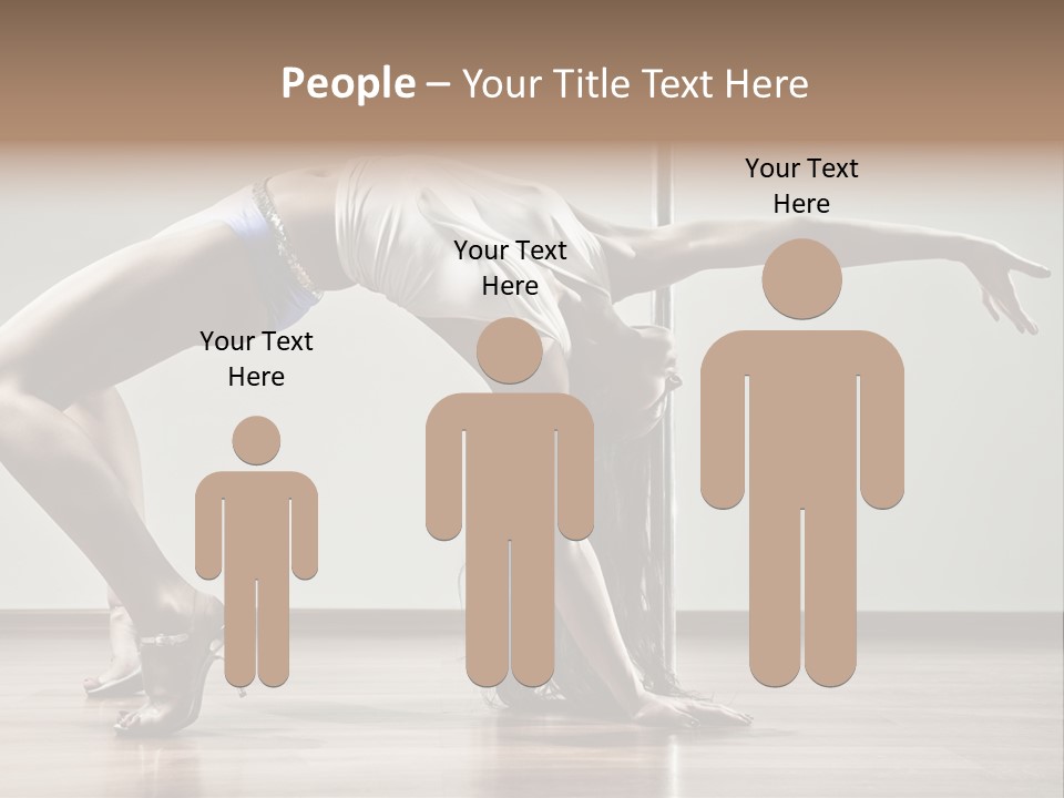 Exercising Babe Pretty PowerPoint Template