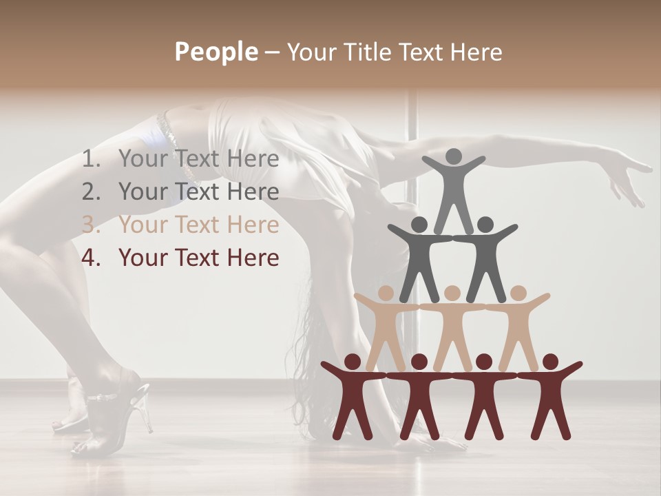 Exercising Babe Pretty PowerPoint Template