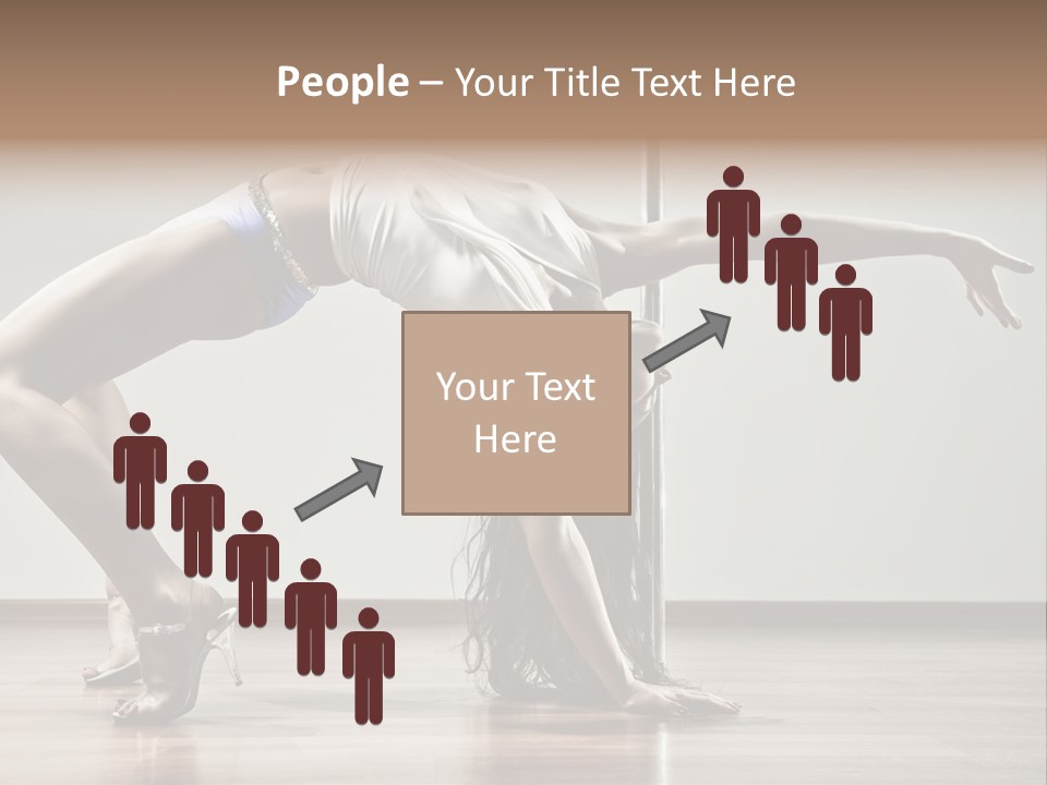 Exercising Babe Pretty PowerPoint Template