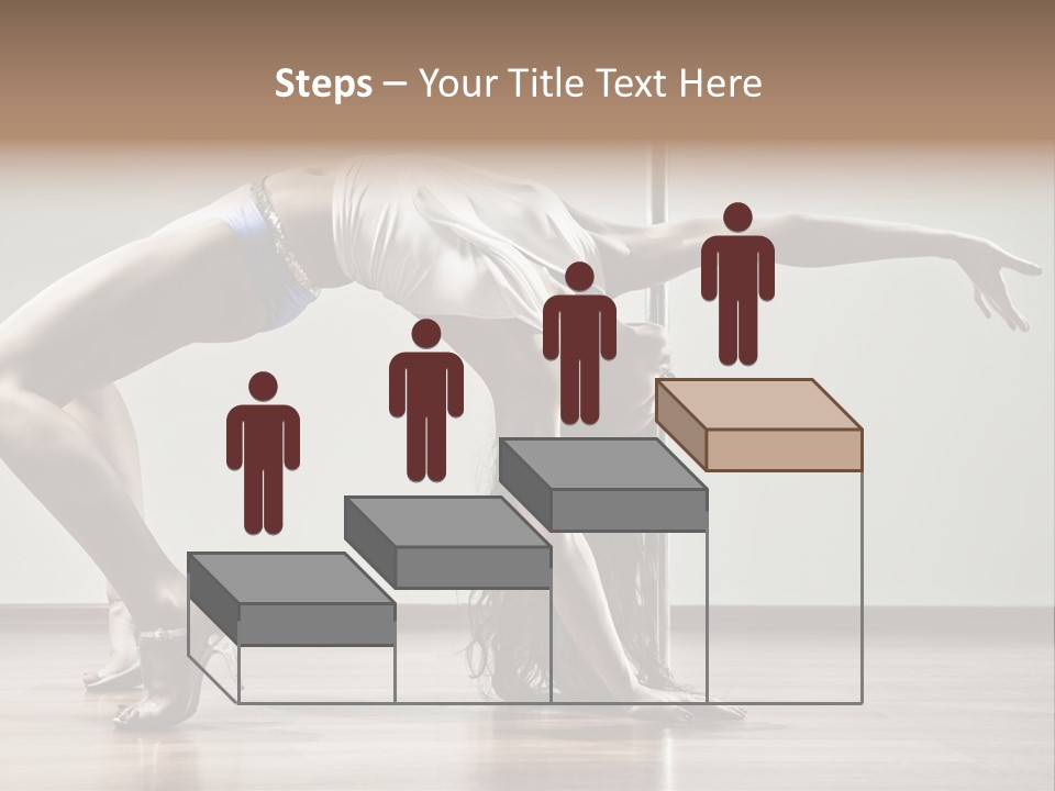 Exercising Babe Pretty PowerPoint Template