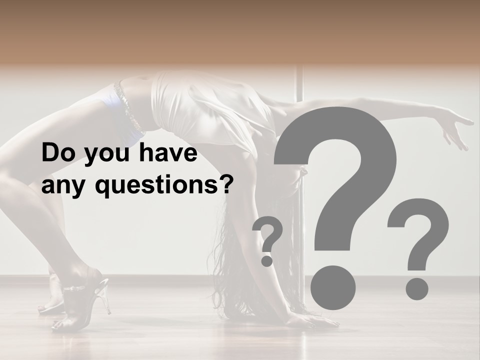 Exercising Babe Pretty PowerPoint Template