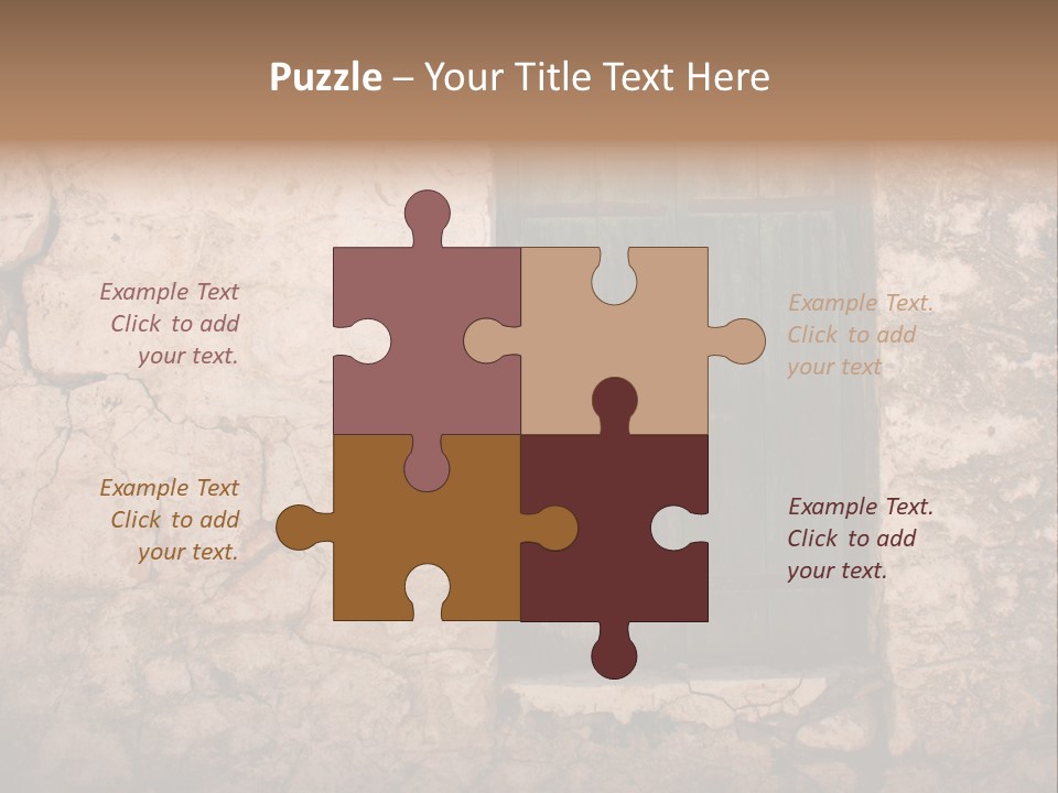 Green Weathered Surface PowerPoint Template