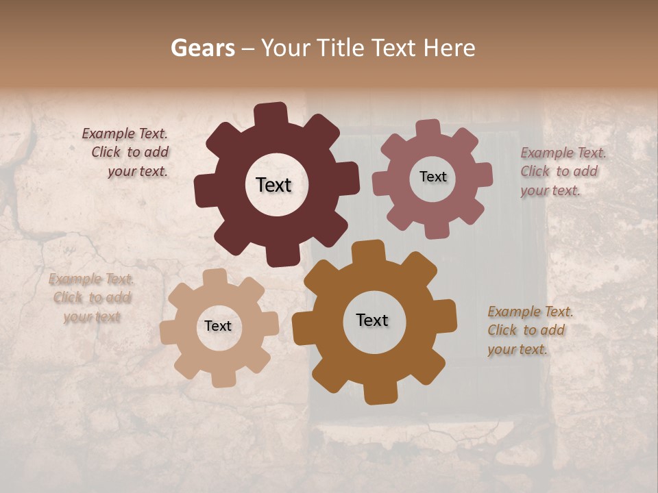 Green Weathered Surface PowerPoint Template