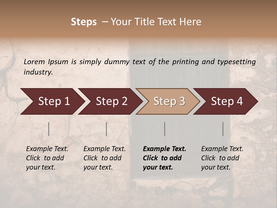 Green Weathered Surface PowerPoint Template