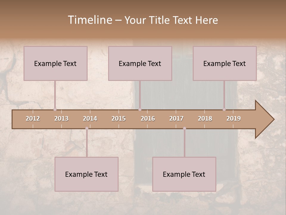 Green Weathered Surface PowerPoint Template