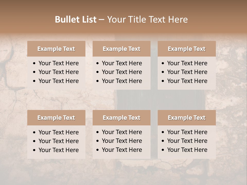 Green Weathered Surface PowerPoint Template