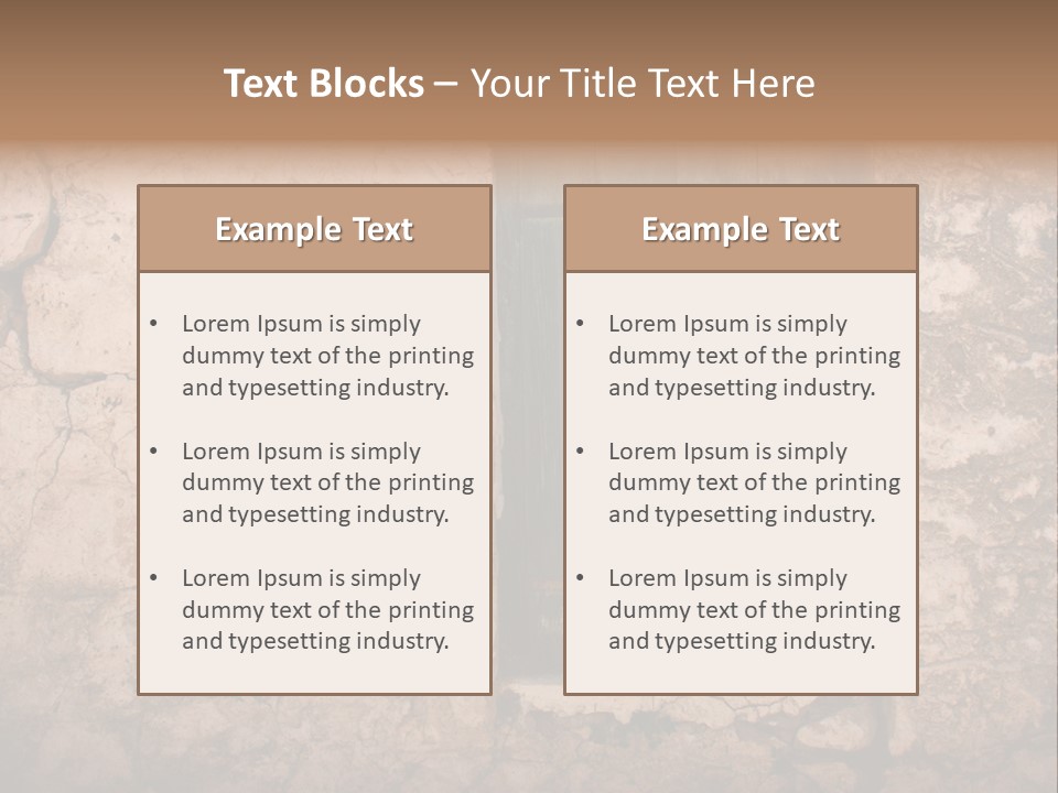 Green Weathered Surface PowerPoint Template