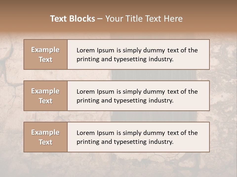 Green Weathered Surface PowerPoint Template