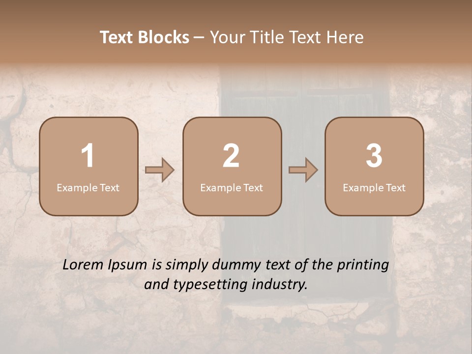 Green Weathered Surface PowerPoint Template