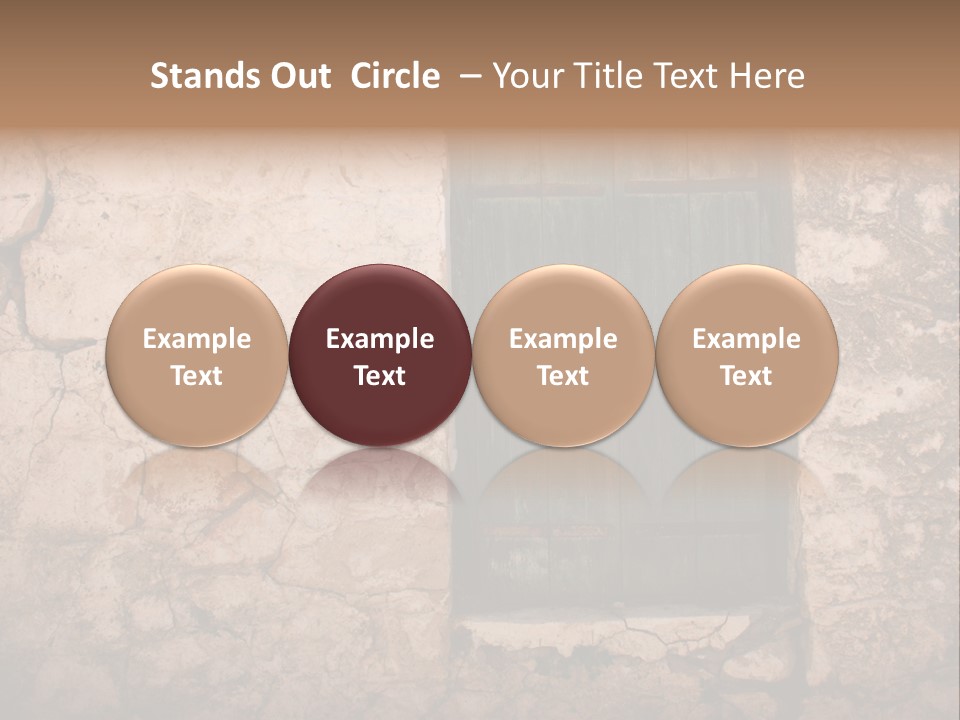 Green Weathered Surface PowerPoint Template