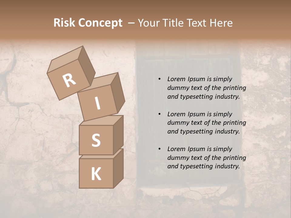 Green Weathered Surface PowerPoint Template