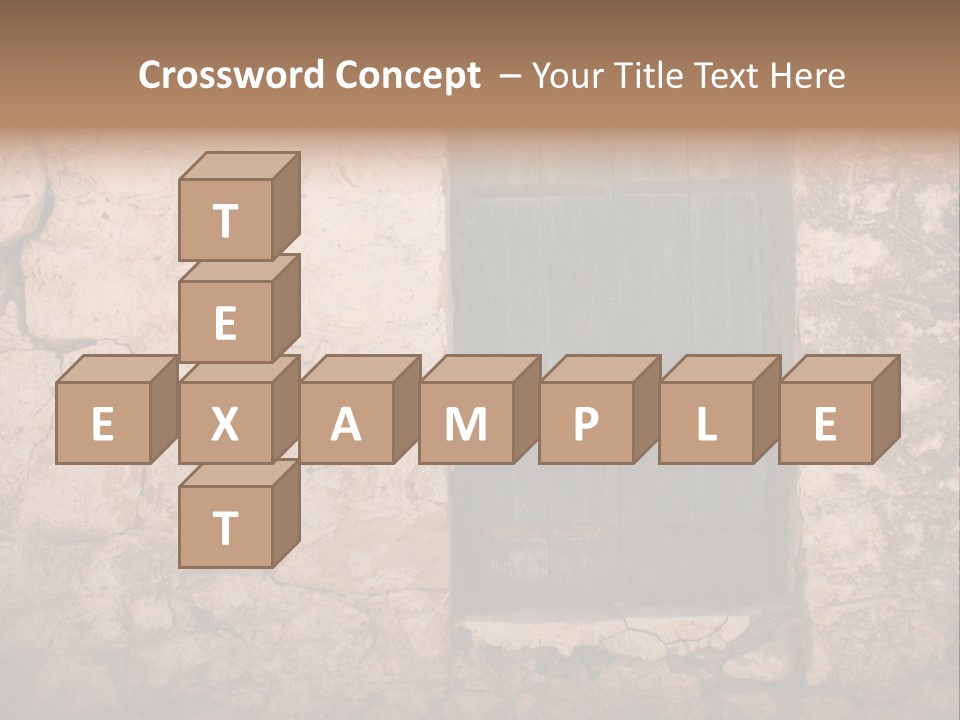 Green Weathered Surface PowerPoint Template