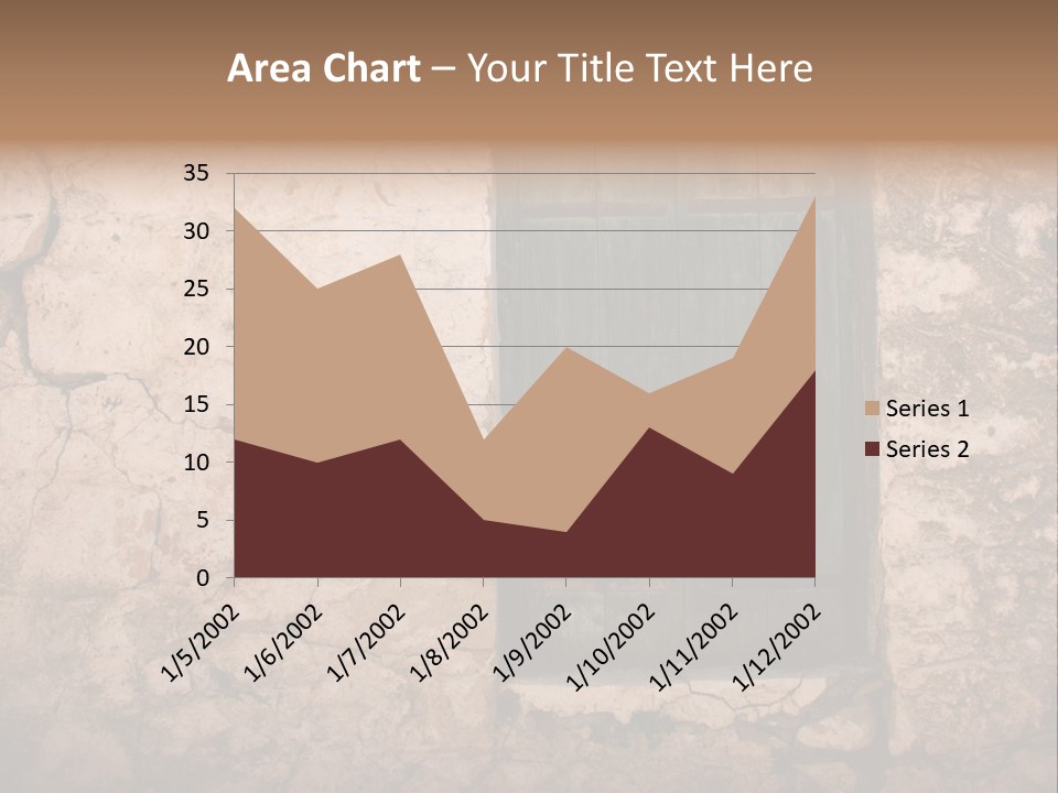 Green Weathered Surface PowerPoint Template