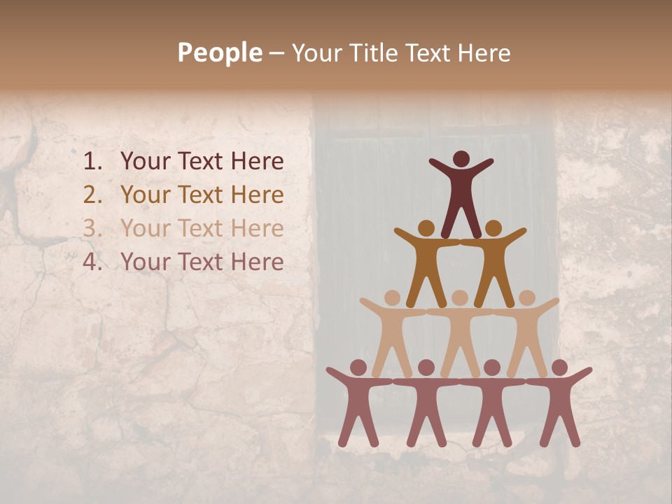 Green Weathered Surface PowerPoint Template