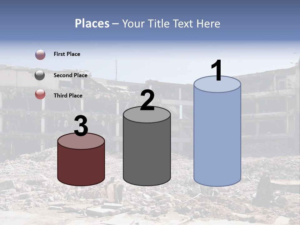 Demolish Debris Dismantling PowerPoint Template