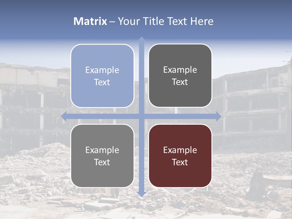 Demolish Debris Dismantling PowerPoint Template