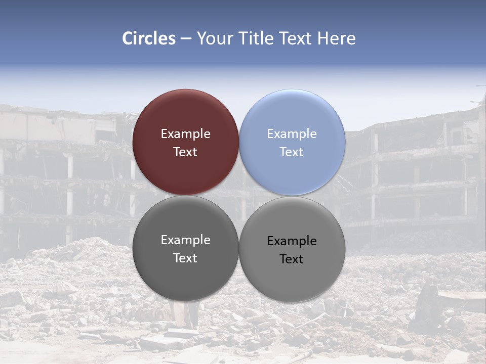 Demolish Debris Dismantling PowerPoint Template