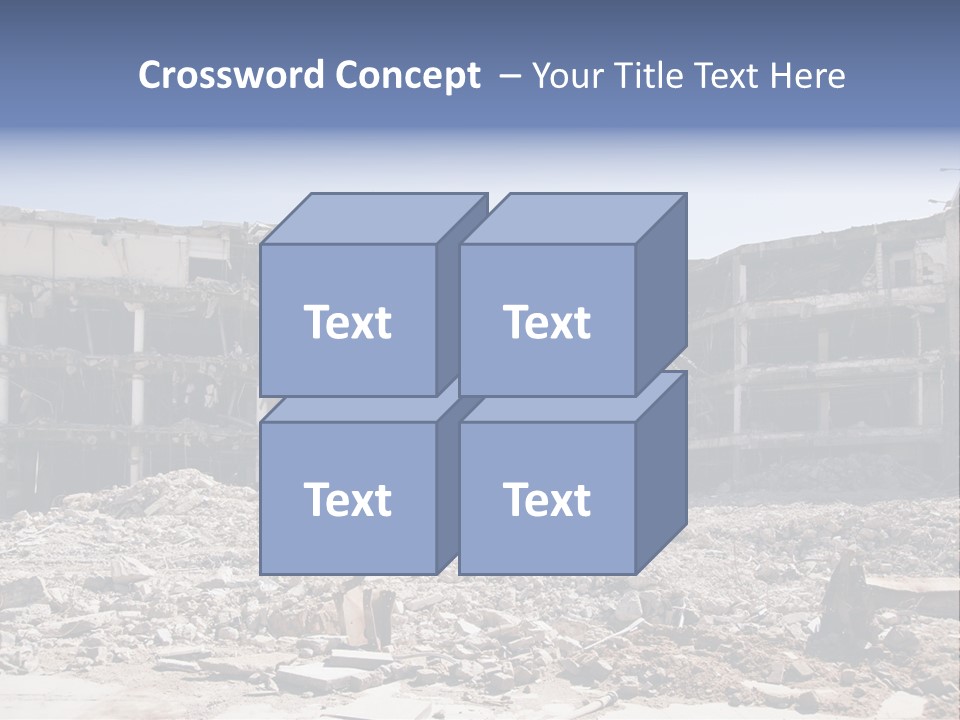 Demolish Debris Dismantling PowerPoint Template