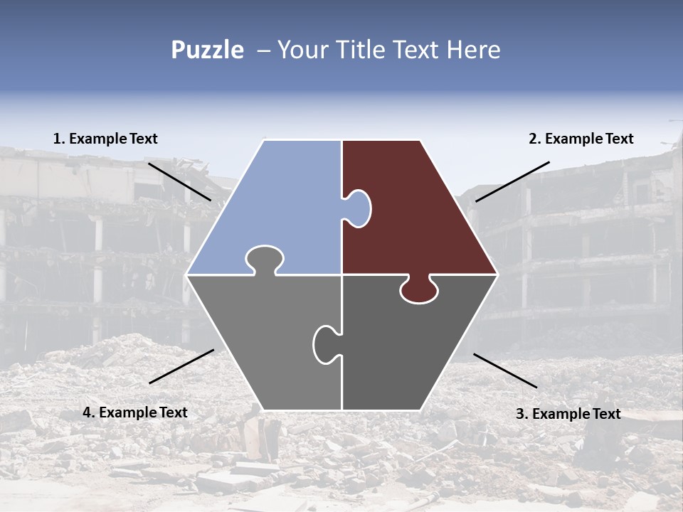 Demolish Debris Dismantling PowerPoint Template