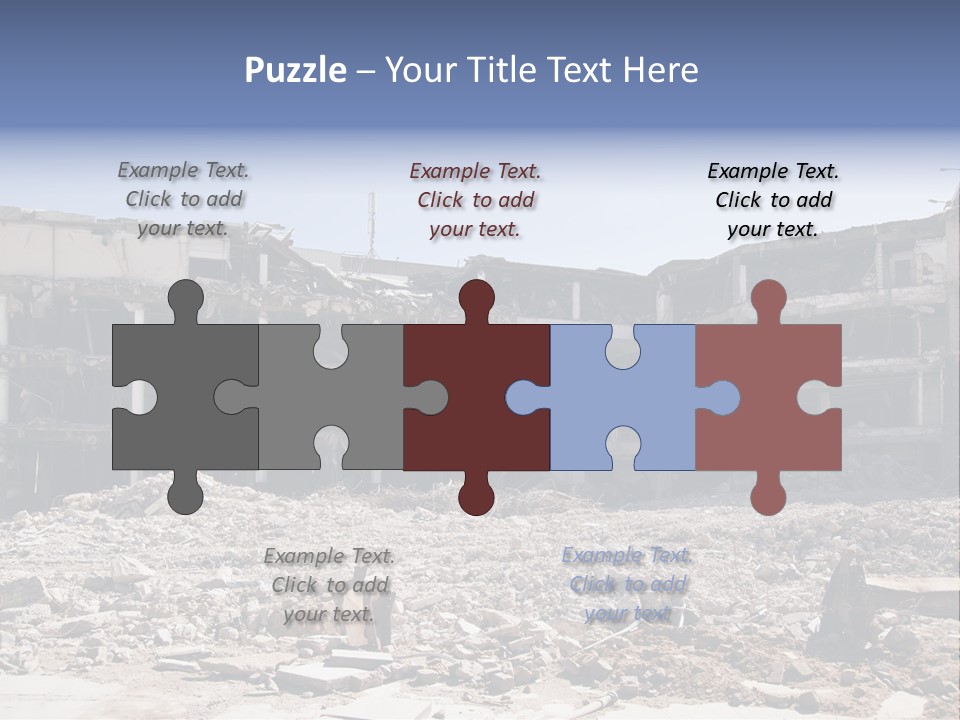 Demolish Debris Dismantling PowerPoint Template