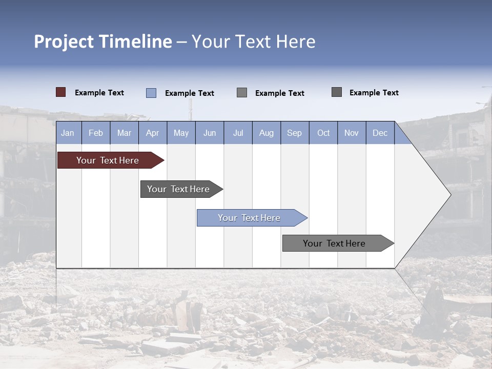 Demolish Debris Dismantling PowerPoint Template